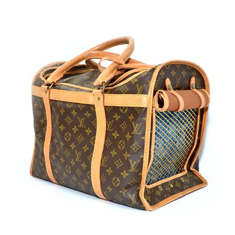 louis vuitton dog carrier fake|louis vuitton leash harness.